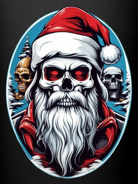 Weihnachtsmann Skull