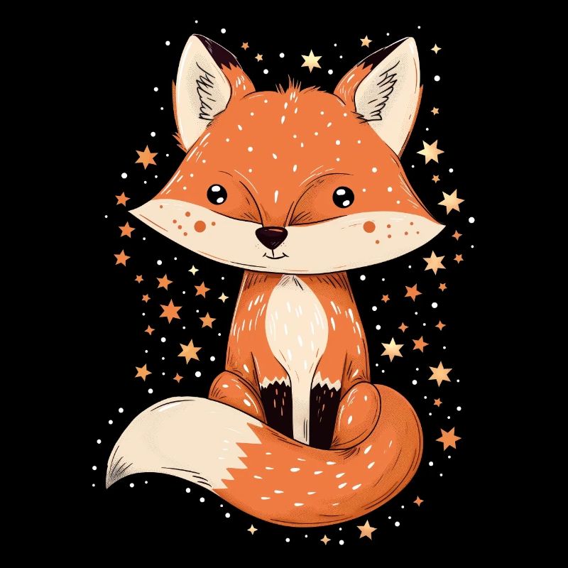 Fuchs mit Sternen