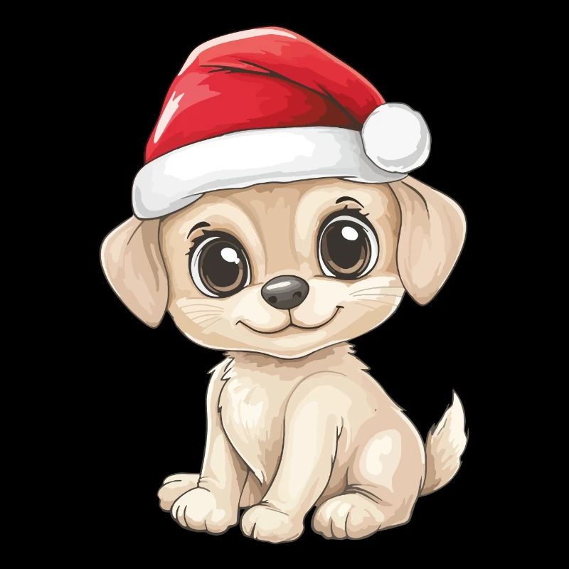 Chien Noël Mignon Noël mignon Noël