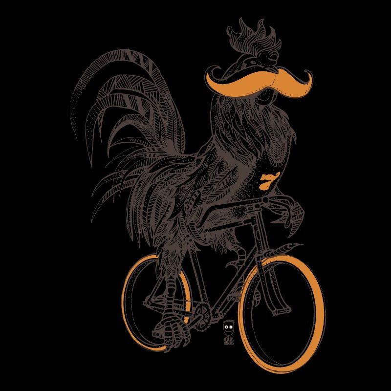 Rooster & Bicycles