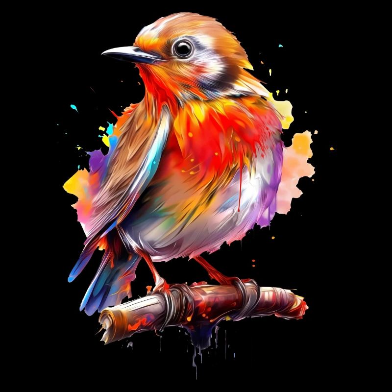 Bemaltes Rotkehlchen