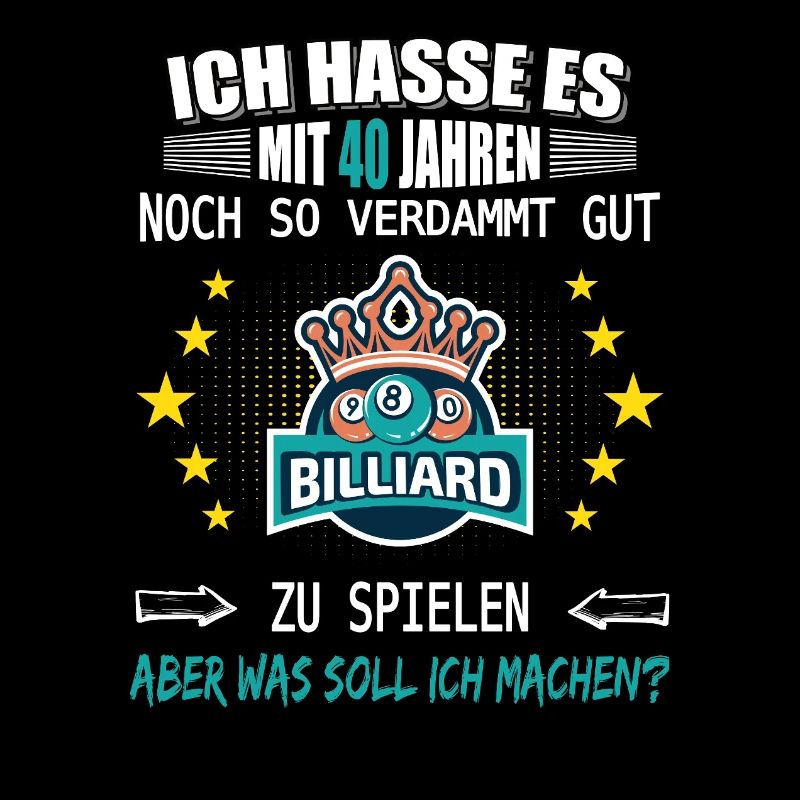 40 Geburtstag Billard
