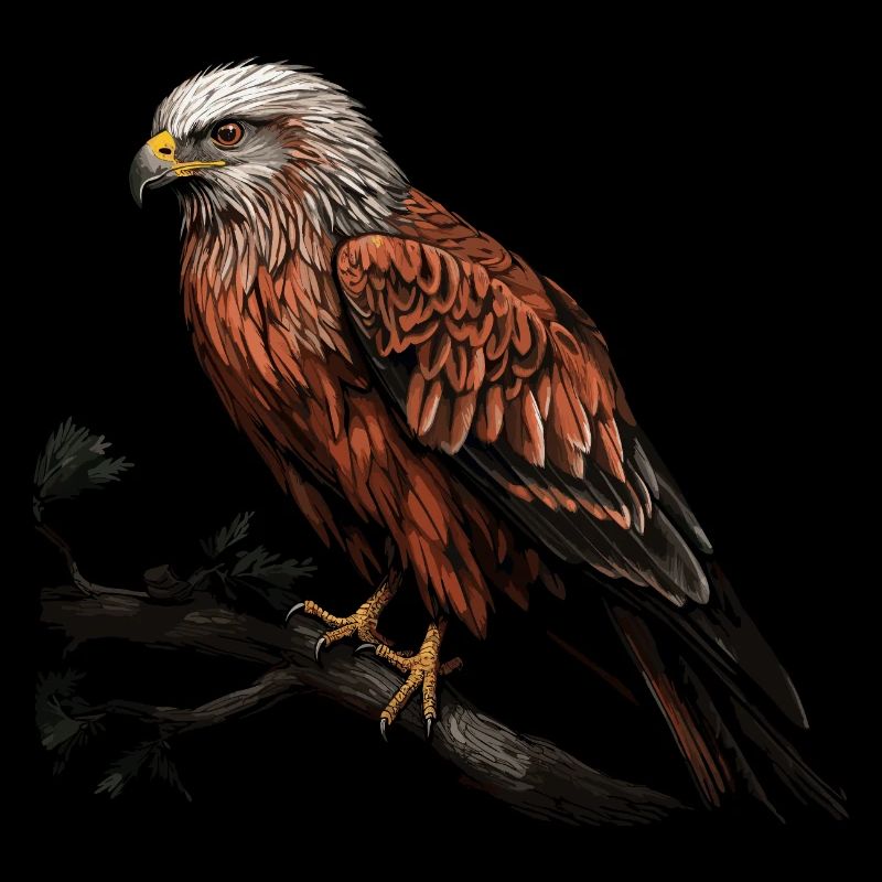 Roter Milan Vogel Greifvogel