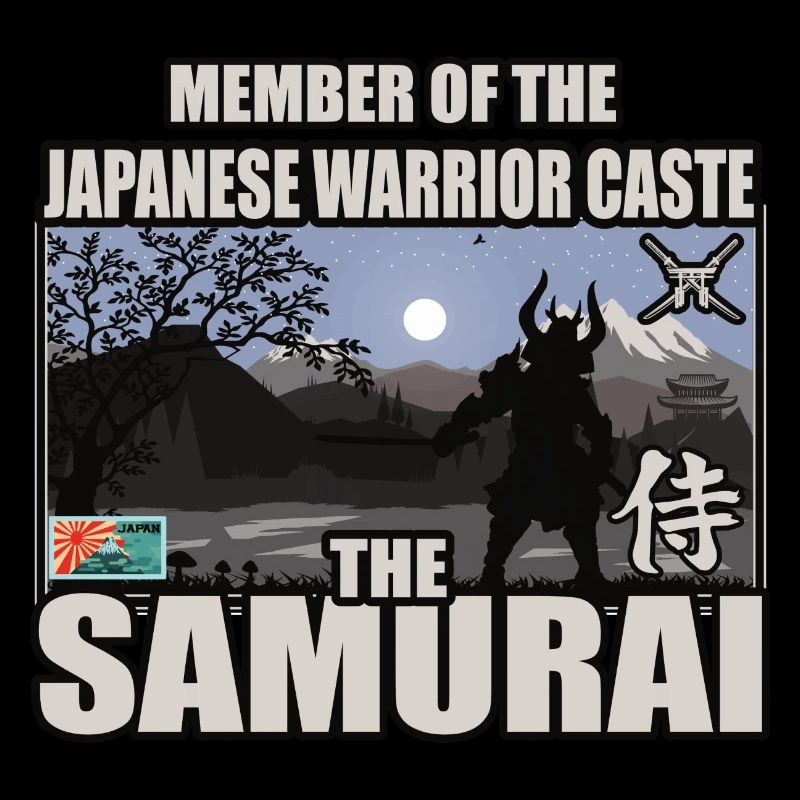 Samurai, Mitglied der japanischen Krieger Kaste