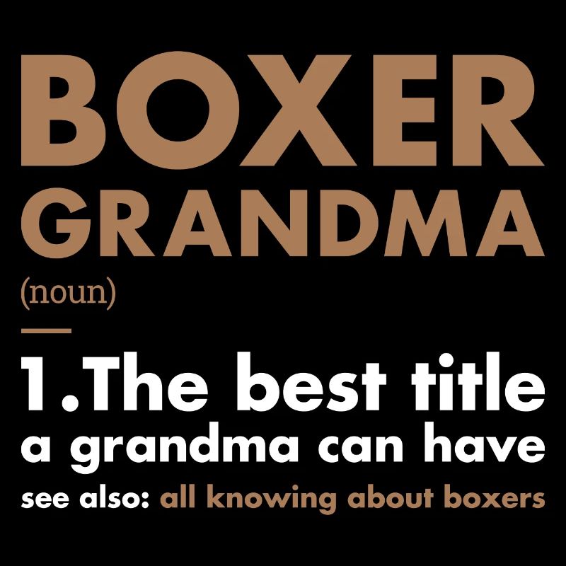 Boxer Grand-mère Définition