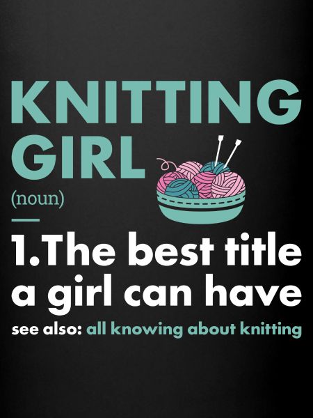 Knitter Fille Définition Tricot