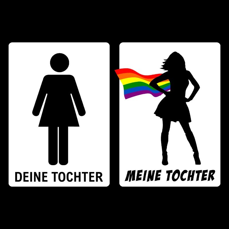 Lesbische Tochter Mutter Vater LGBT Lesbisch CSD