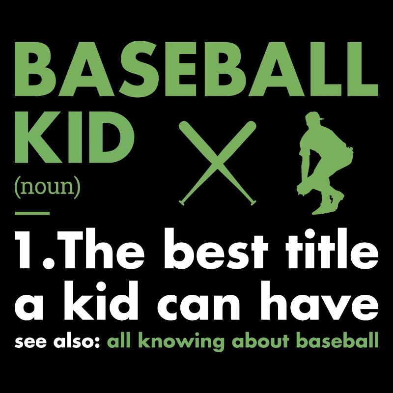 Sport Kid Definition Baseball