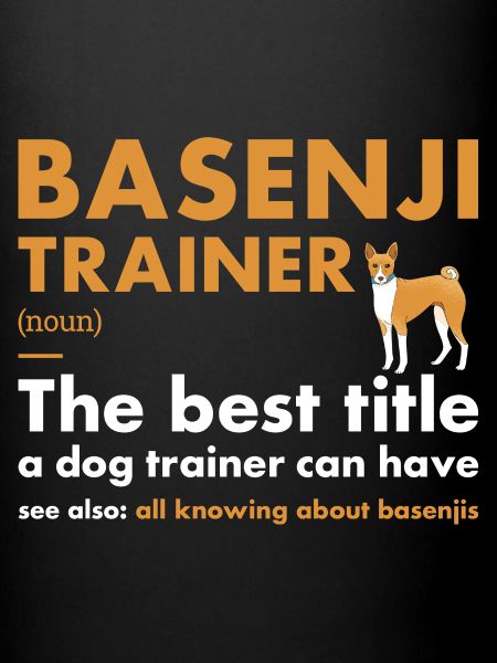 Chien Basenji Dresseur Definiton