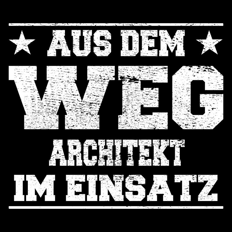 Aus dem Weg Architekt im Einsatz Design