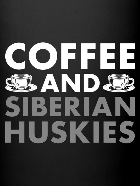 Café et Husky Sibérien