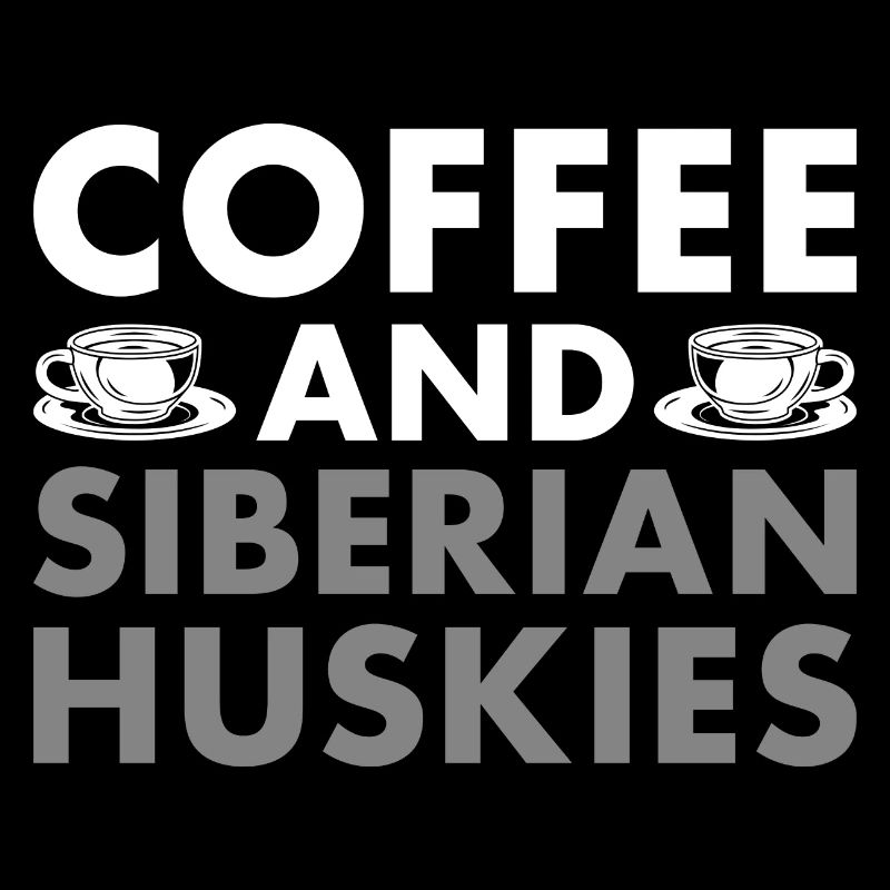 Coffee And Siberian Husky