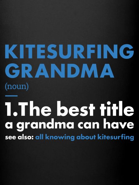 Sport Grand-mère Kitesurf
