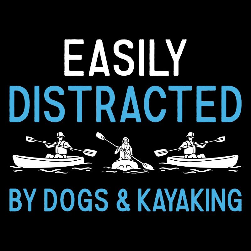 Kayaker Easily Distracted By Dogs And Kayaking