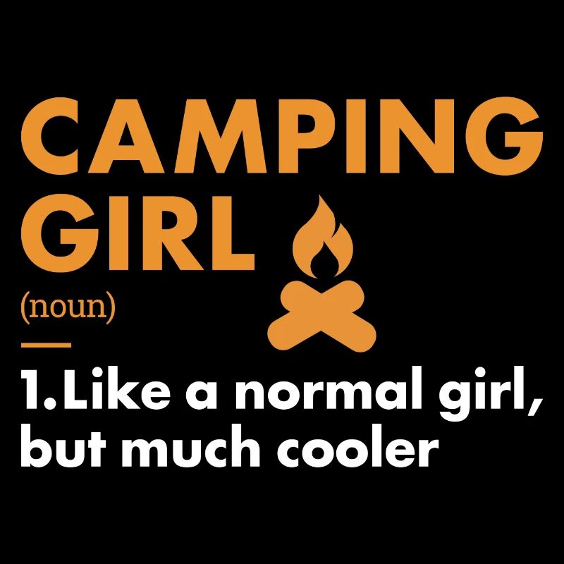Camper Girl Définition Camping