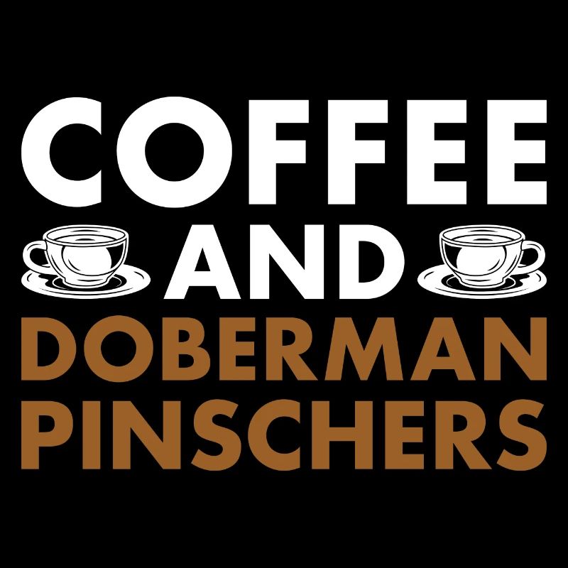 Café et Doberman Pinscher