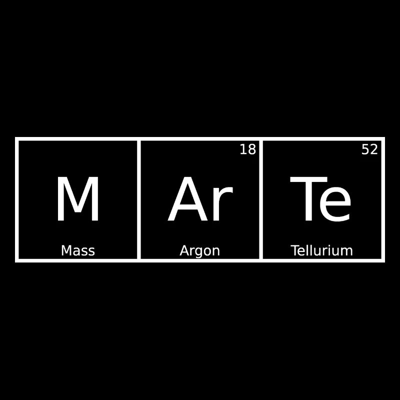 Marte Name First Name Chemistry Periodic Table Elements
