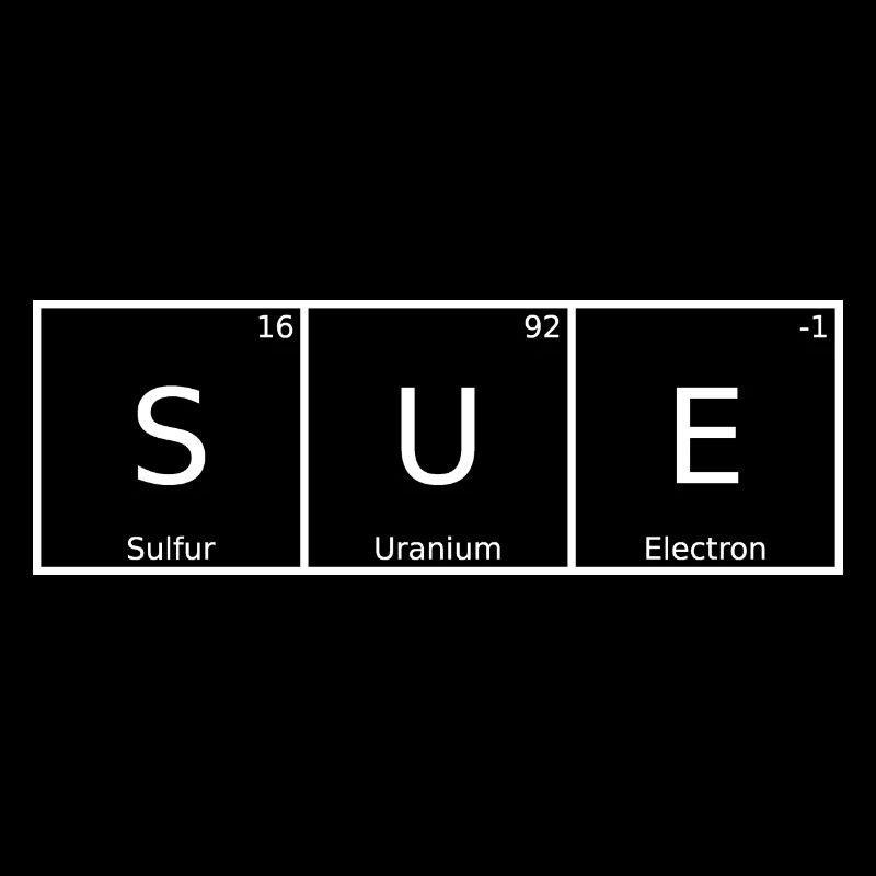 Sue Name First Name Chemistry Periodic Table Elements