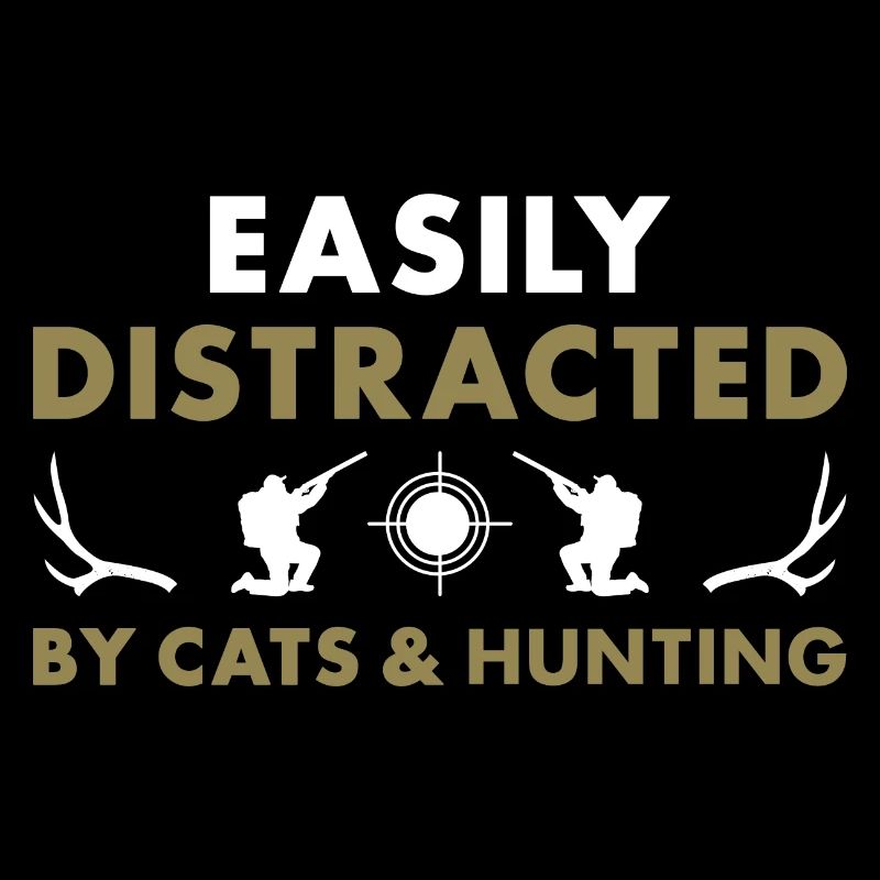 Hunter Easily Distracted By Cats And Hunting