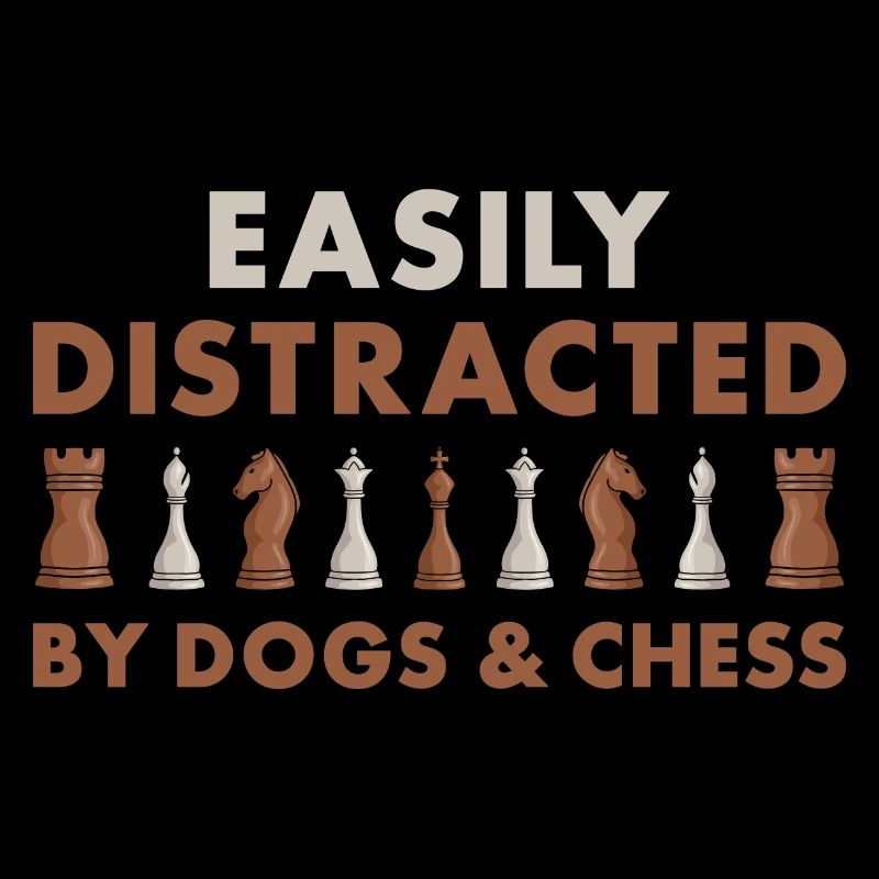 Chess Player Easily Distracted By Dogs And Chess