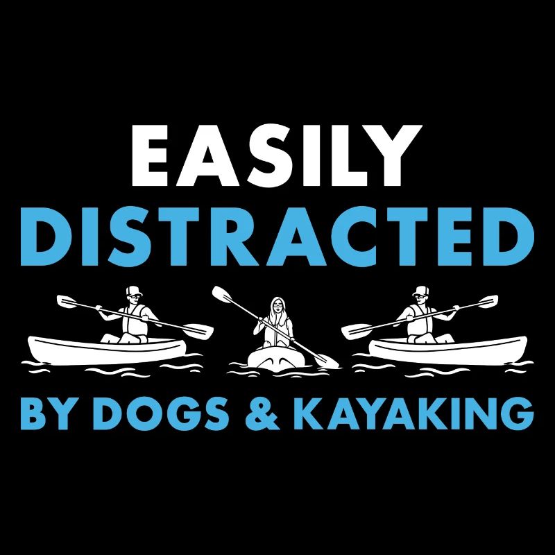 Kayaker Easily Distracted By Dogs And Kayaking