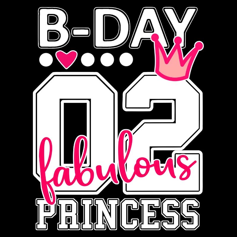 2. Geburtstag Nummer 02 Prinzessin