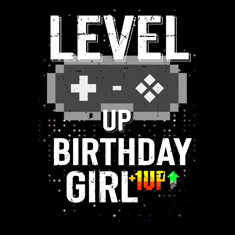 Geburtstagsgeschenk für ein Gamer-Mädchen, Level Up