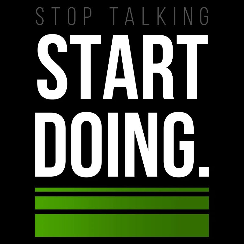 Hard Work Start Design for proud, motivated