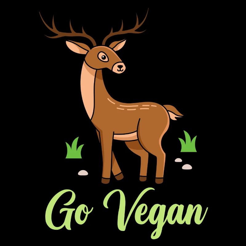 Reindeer design for proud vegans
