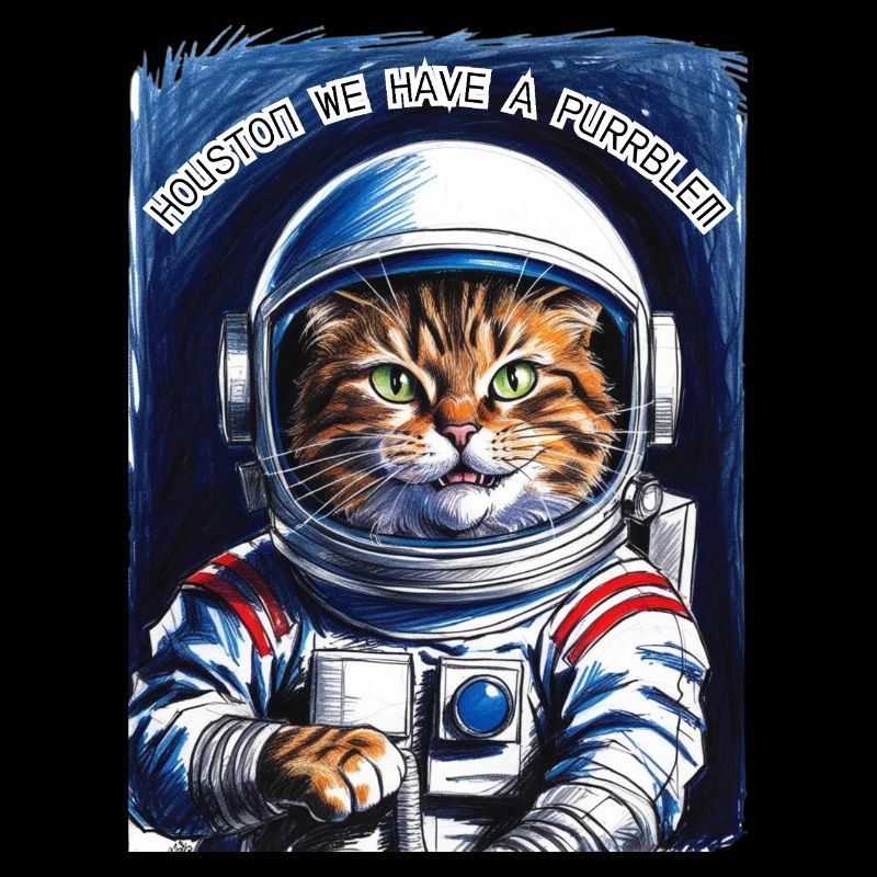 Astronaute Chat Cosmos Cadeau