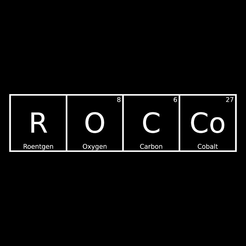 Rocco Name First Name Chemistry Periodic Table Elements