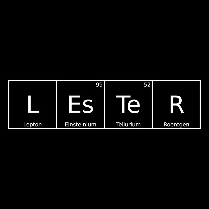 Lester Nom Prénom Chimie Tableau périodique Éléments