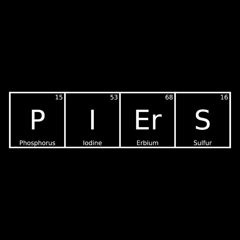 Nom Piers Prénom Chimie Tableau périodique Éléments