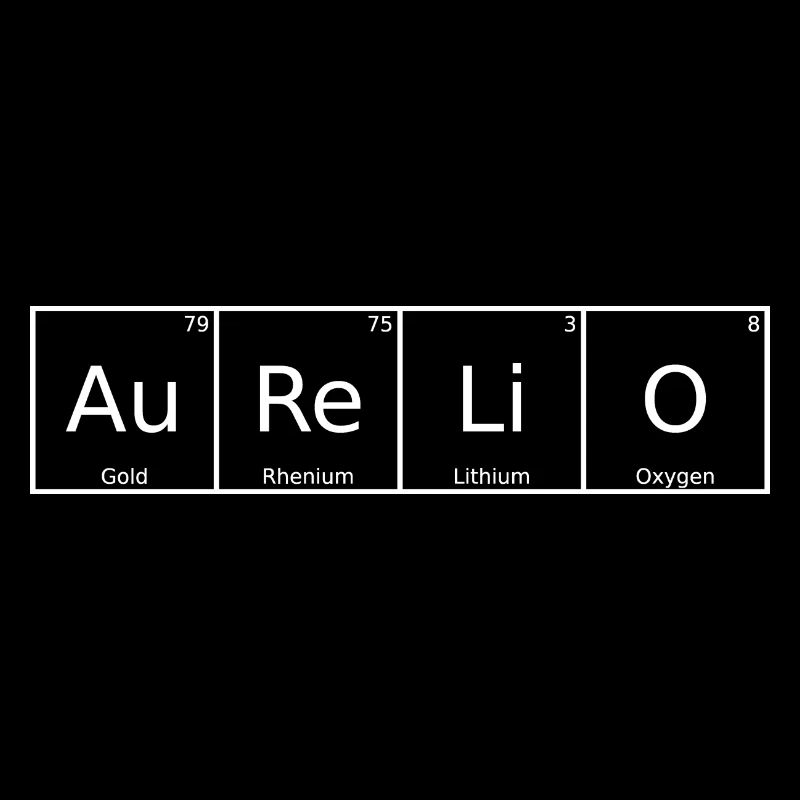 Aurelio Surname First Name Chemistry Periodic Table Element