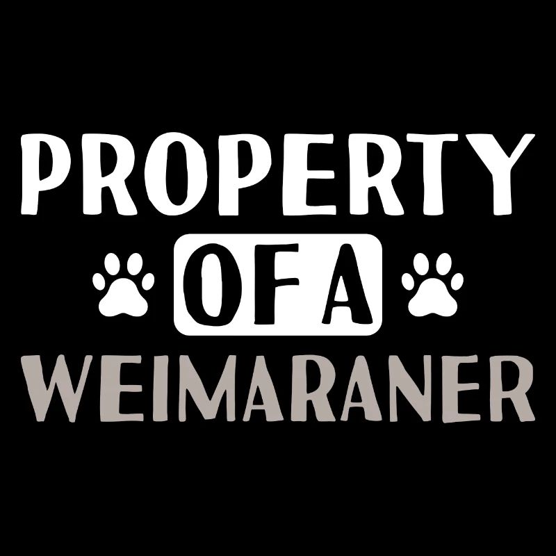 Propriété d’un braque de Weimar