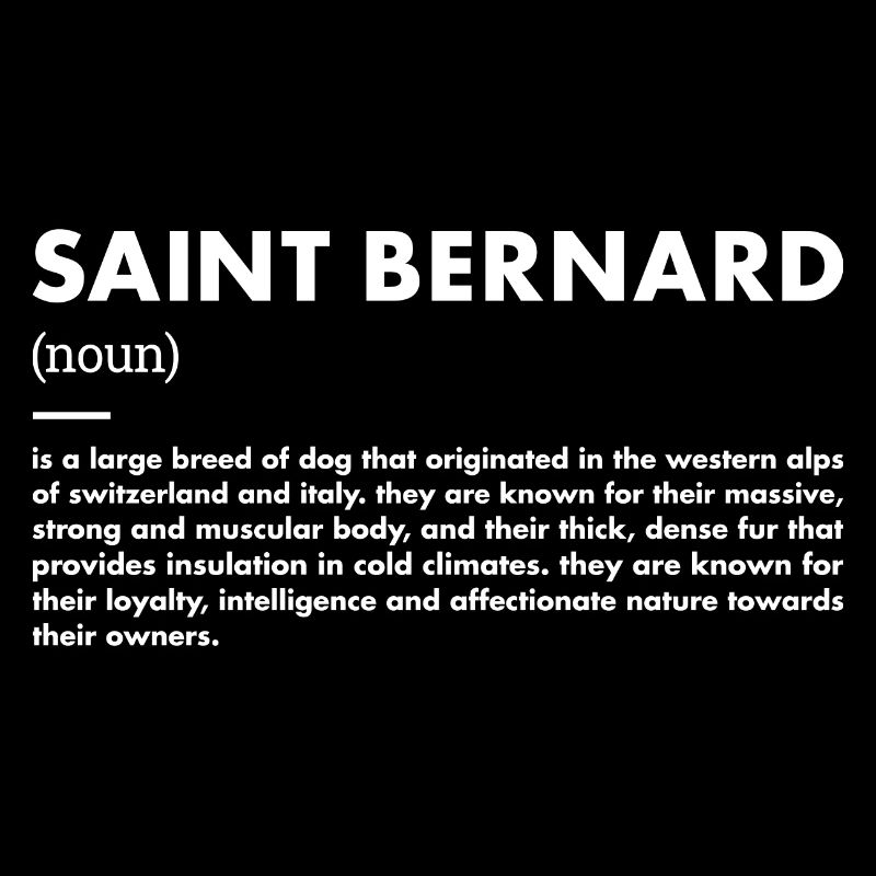 Saint Bernard Definition
