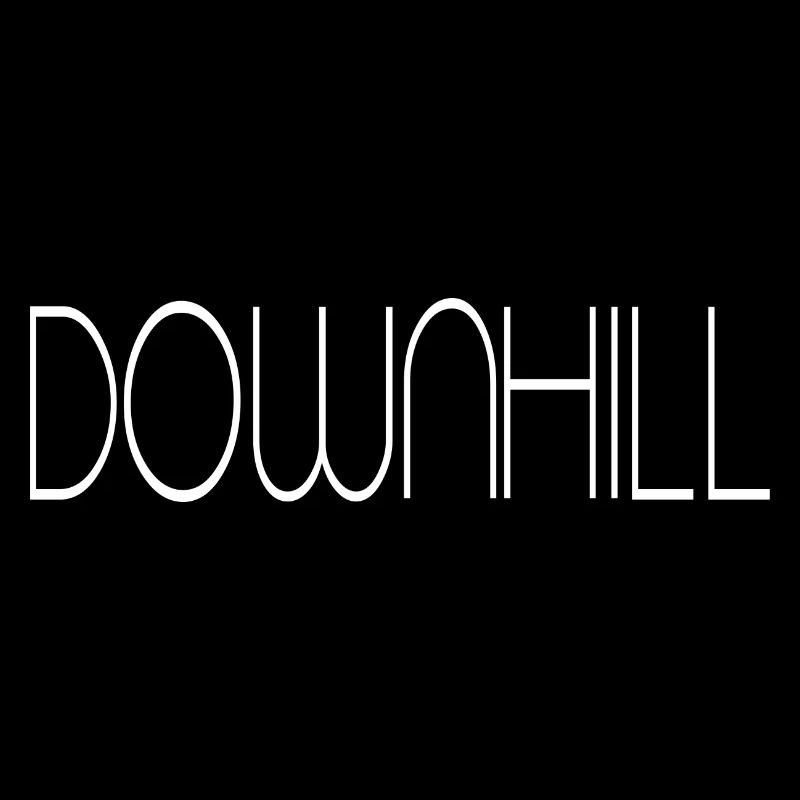 downhill
