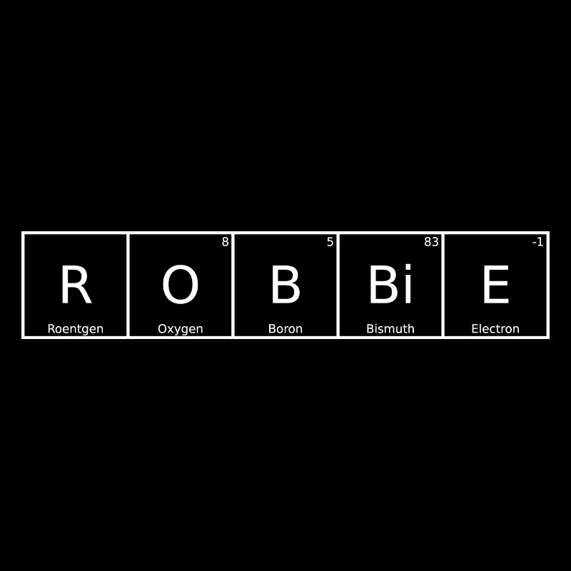 Robbie Nom Prénom Chimie Éléments du tableau périodique