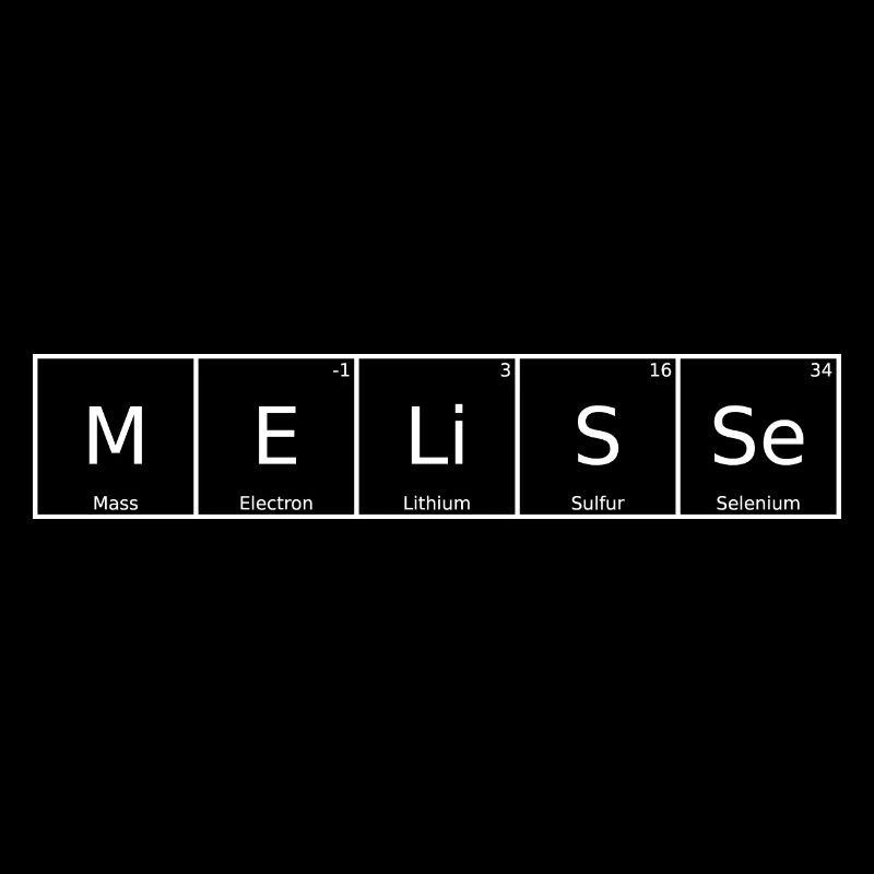 Melissa Name First Name Chemistry Periodic Table Element