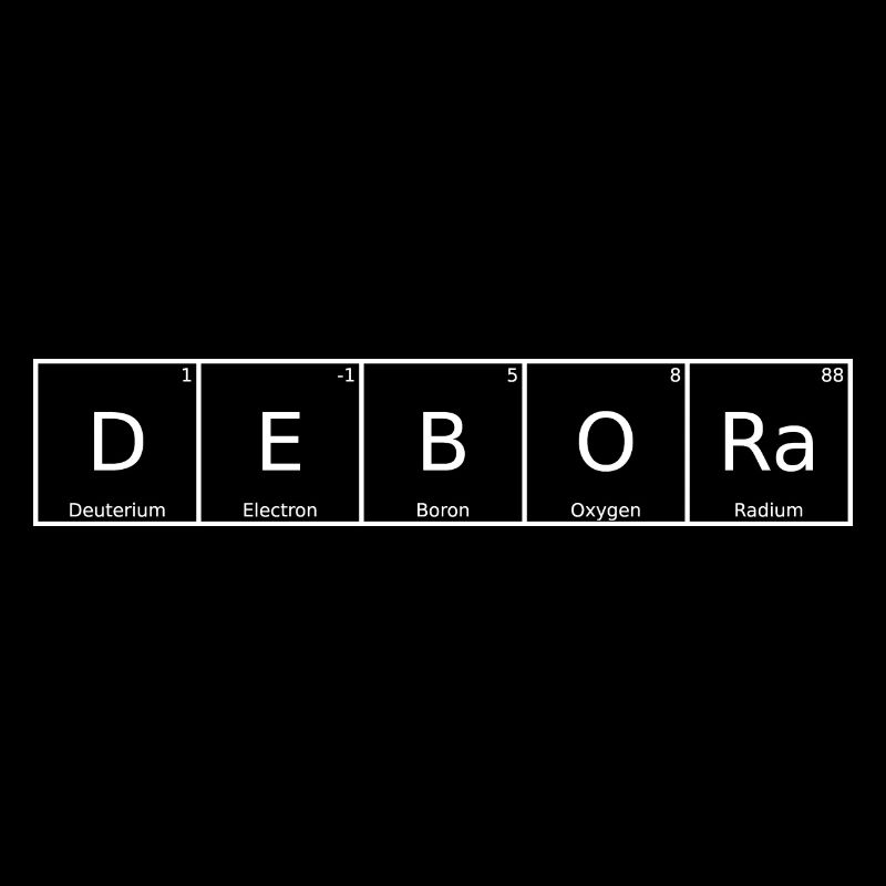 Debora Name First Name Chemistry Periodic Table Elements