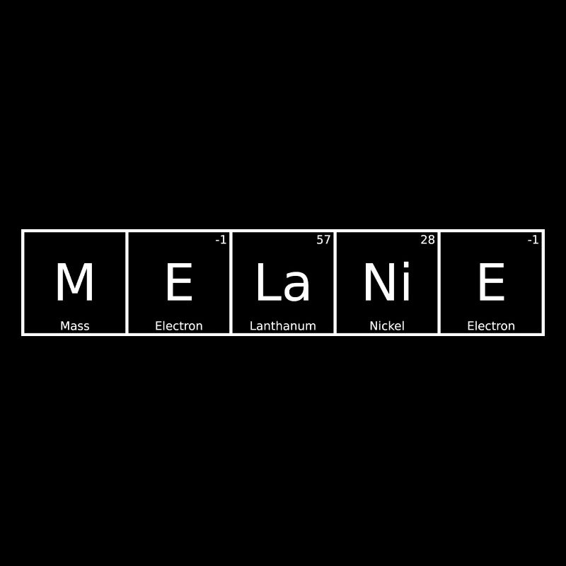 Melanie Name First Name Chemistry Periodic Table Element