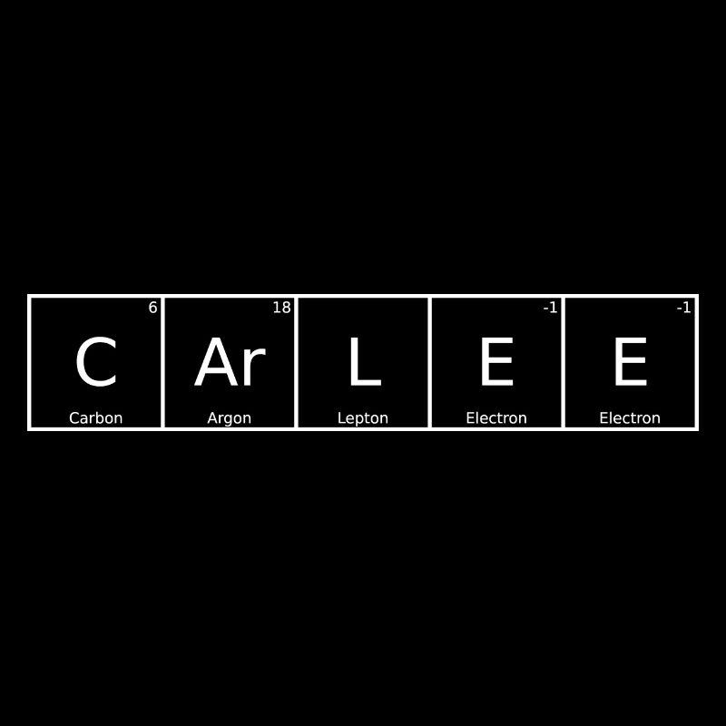 Carlee Nom Prénom Chimie Éléments du tableau périodique