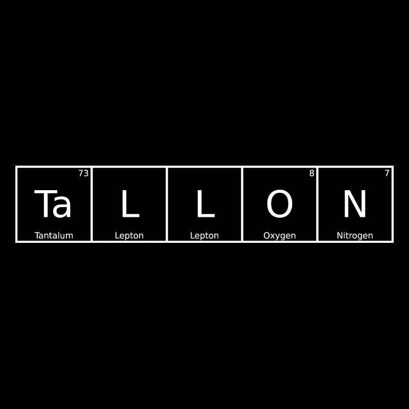 Nom de Tallon Prénom Chimie Éléments du tableau périodique