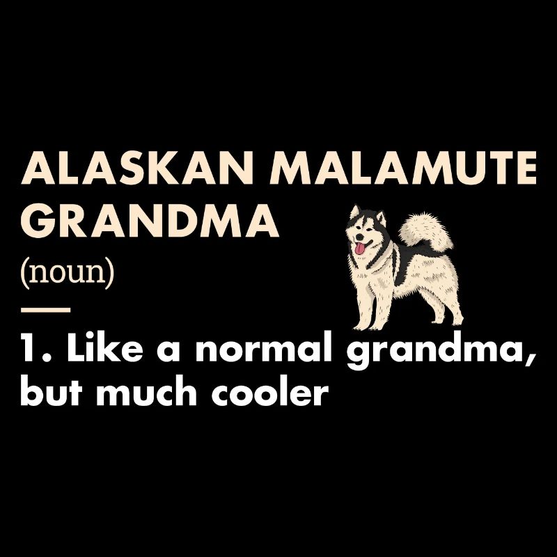 Définition de grand-mère malamute d’Alaska