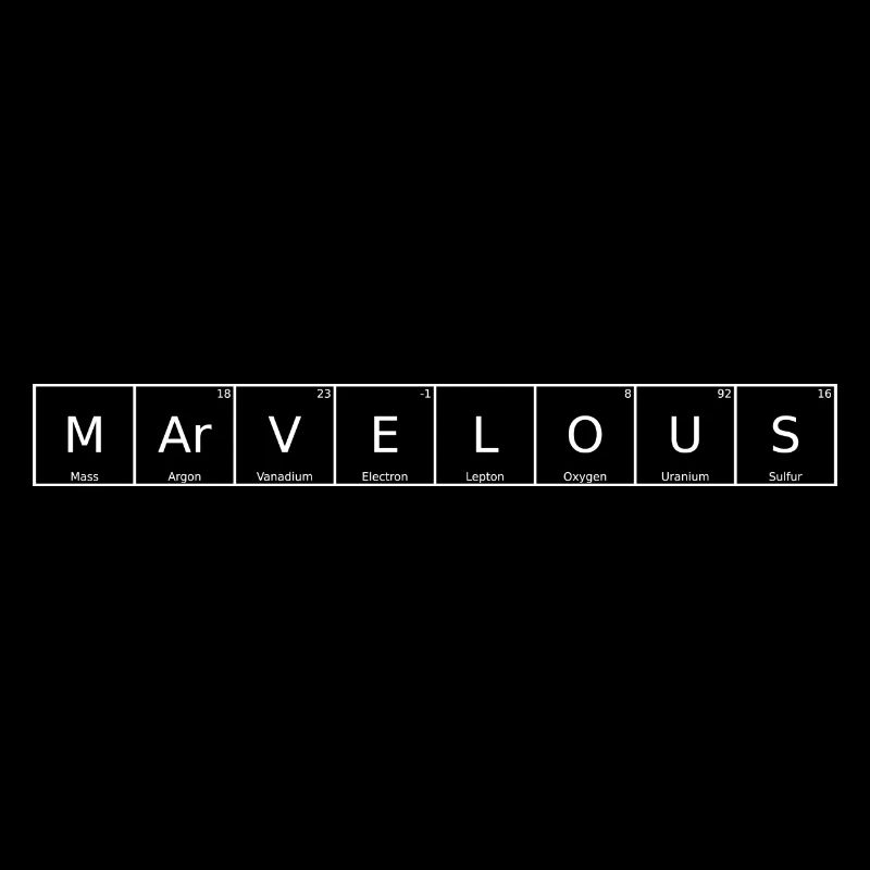 Marvelous Name First Name Chemistry Periodic Table