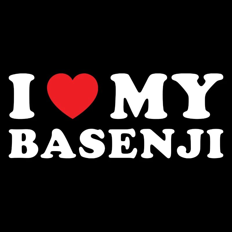 Chien J’aime mon Basenji