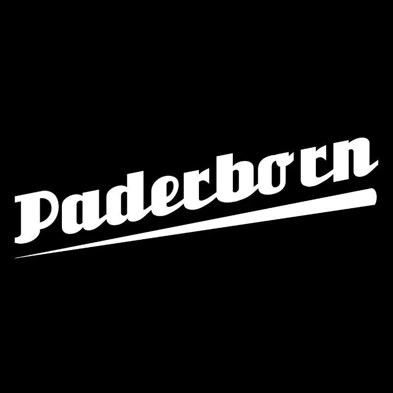 Paderborn - Textdesign mit Stadtnamen