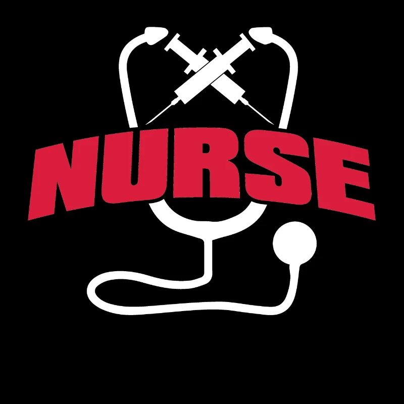 Nurse with syringe and stethoscope