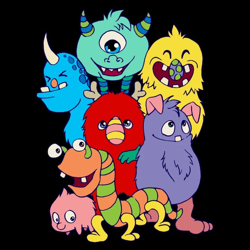 Geschenkidee Monster Design Geburtstag Halloween