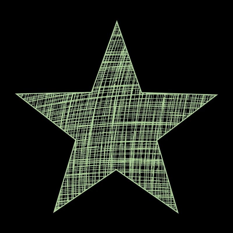 green star, grüner Stern